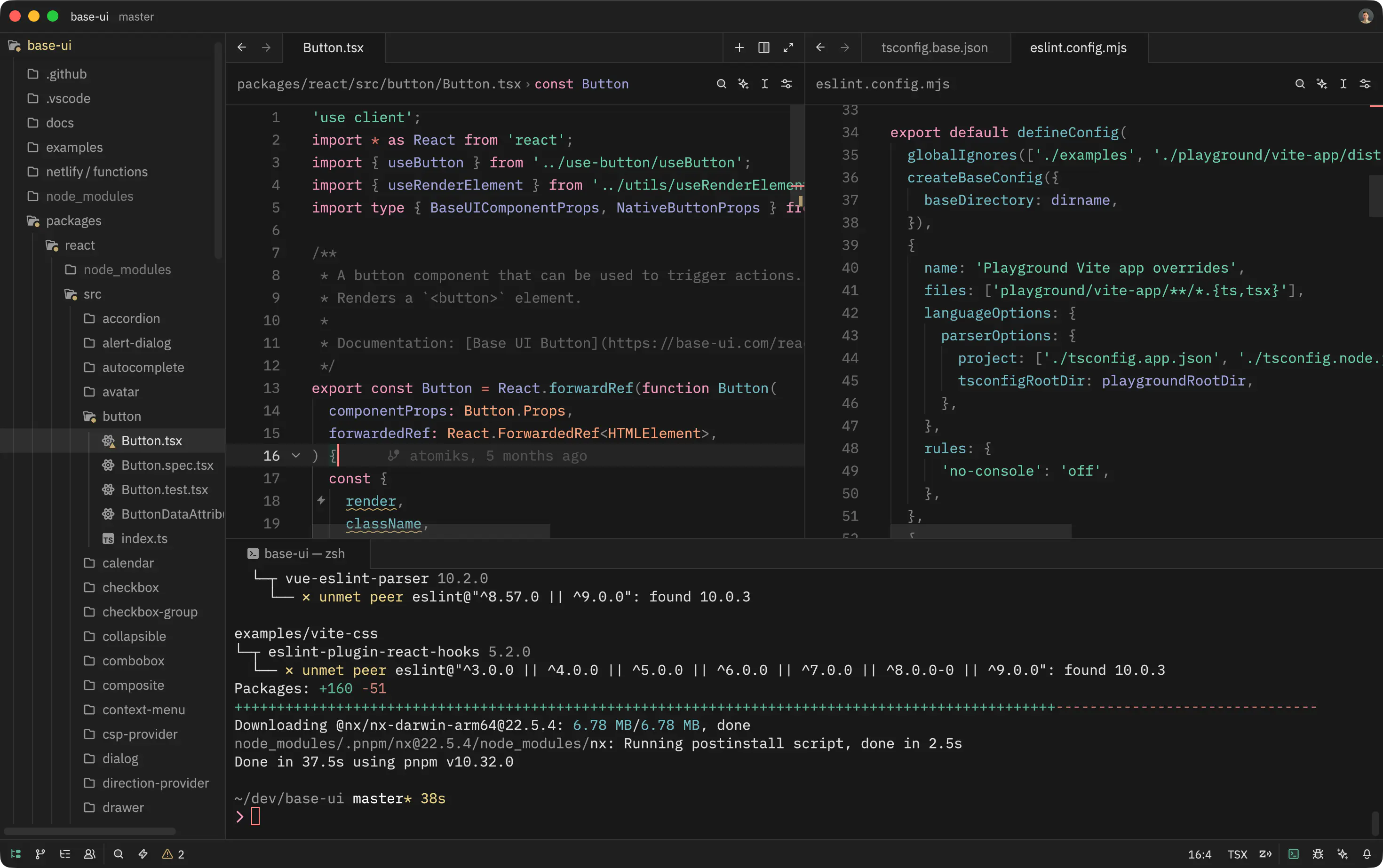Zoegi Dark theme for Zed code editor